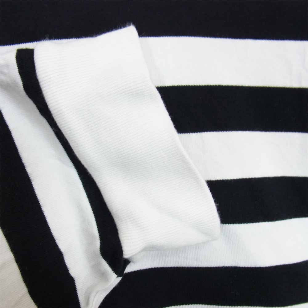 GRAPHPAPER グラフペーパー GM192-70036B BORDER L/S TEE ボーダー Tシャツ ブラック系 1【中古】