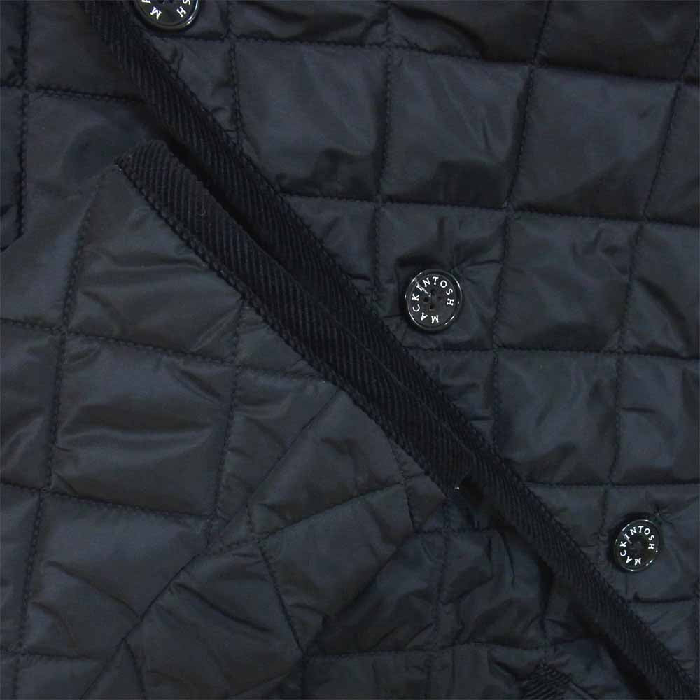 Mackintosh マッキントッシュ QB0002 WAVERLY ウェーバリー キルティング ジャケット ブラック系 38【美品】【中古】