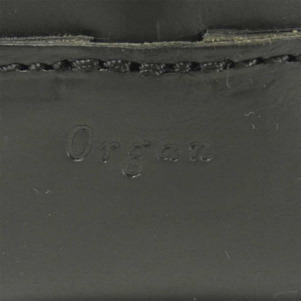 ORGAN オルガン オールレザー ハンド トート バッグ ブラック系【美品】【中古】