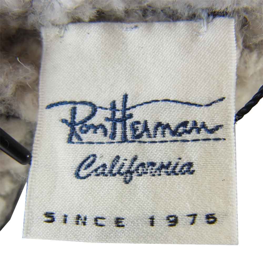 Ron Herman ロンハーマン 2821000063-1071 イタルグアント Italguanto イタリア製 リアルムートン レザー グローブ 手袋 ネイビー系【新古品】【未使用】【中古】