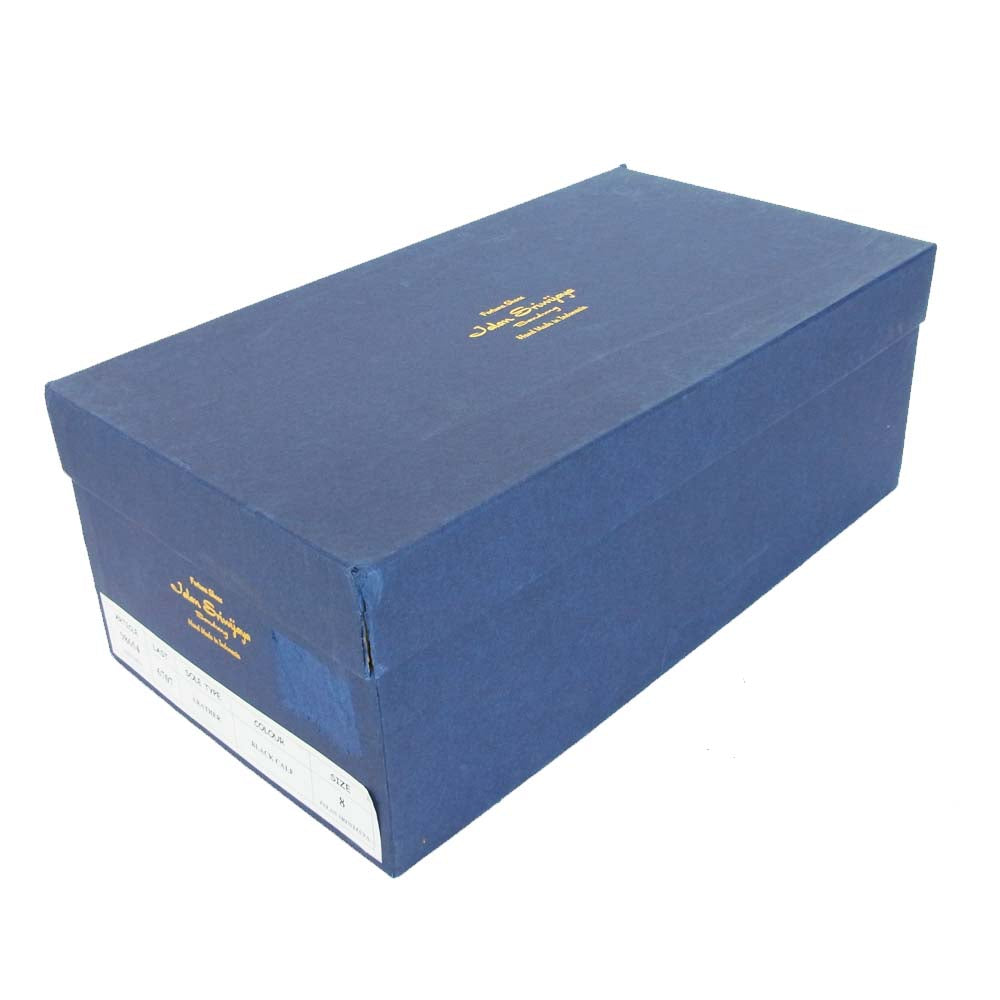 JALAN SRIWIJAYA ジャランスリウァヤ 98654 ストレートチップ ビジネスシューズ ブラック系 UK8 ブラック系 8【新古品】【未使用】【中古】