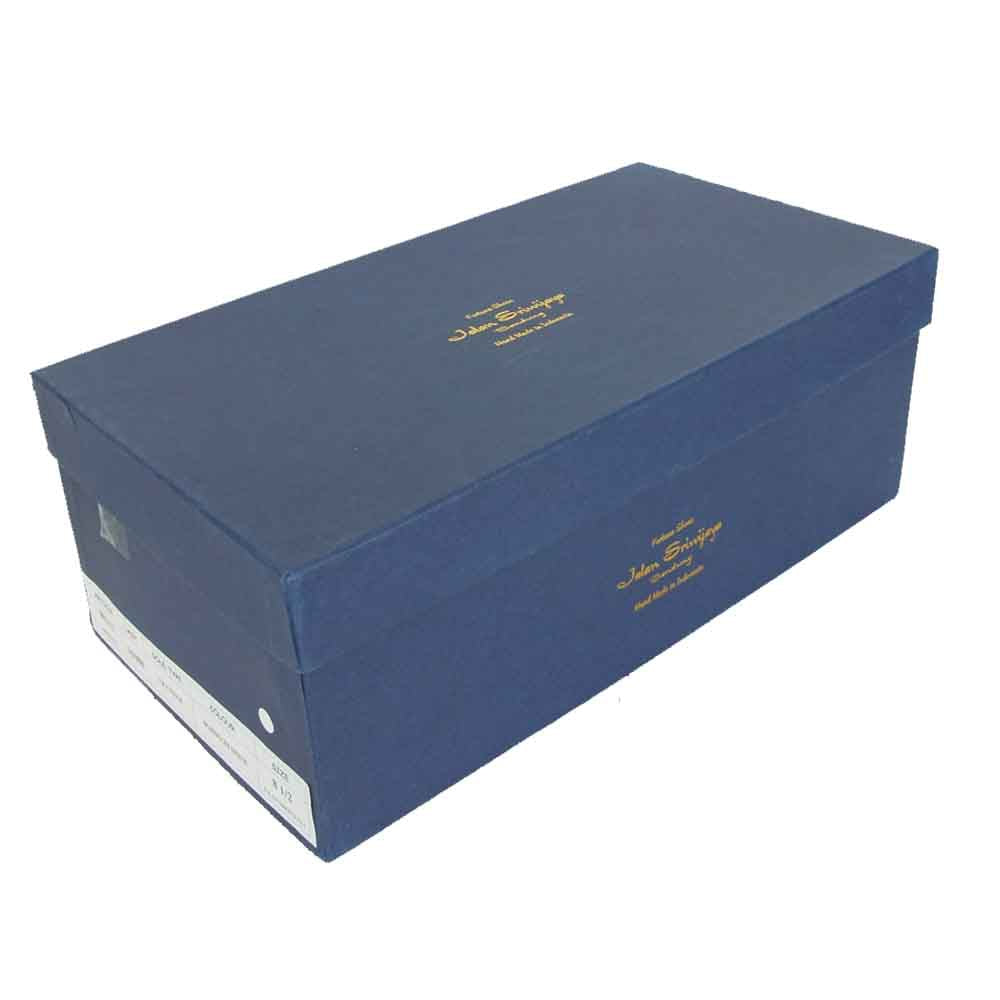 JALAN SRIWIJAYA ジャランスリウァヤ 98313 Vチップ ビジネスシューズ ダークブラウン系 UK8.5【新古品】【未使用】【中古】