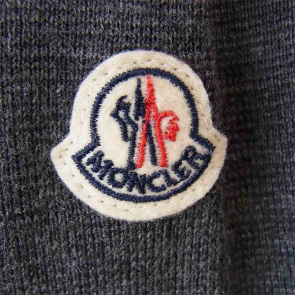 MONCLER モンクレール D20919412700 MAGLIONE TRICOT CARDIGAN マグリオントリコ カーディガン グレー系 XL【中古】