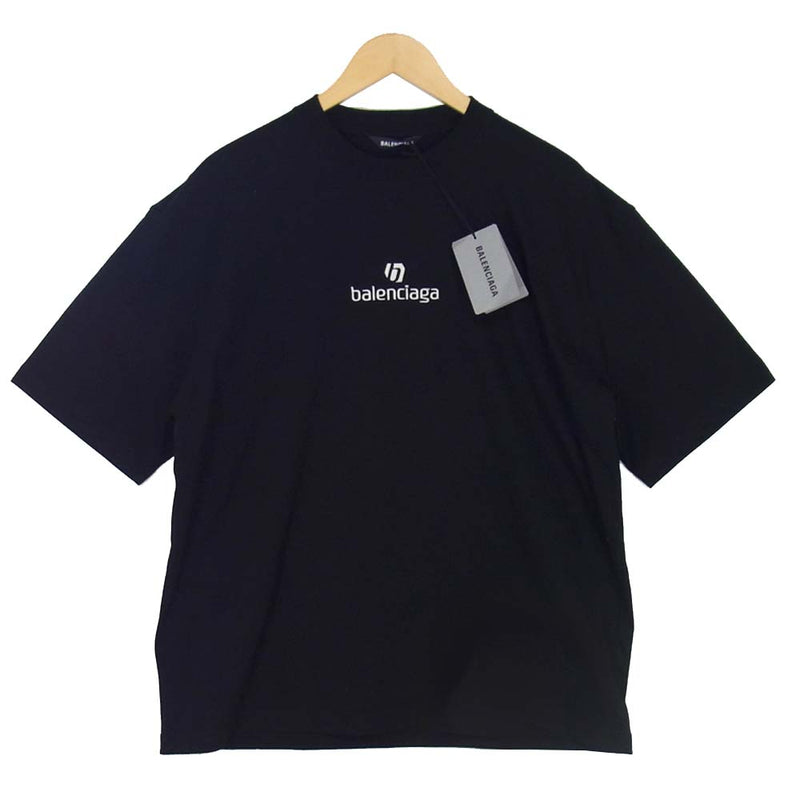 9,073円BALENCIAGA　バレンシアガ　オーバーサイズTシャツ　ブラック