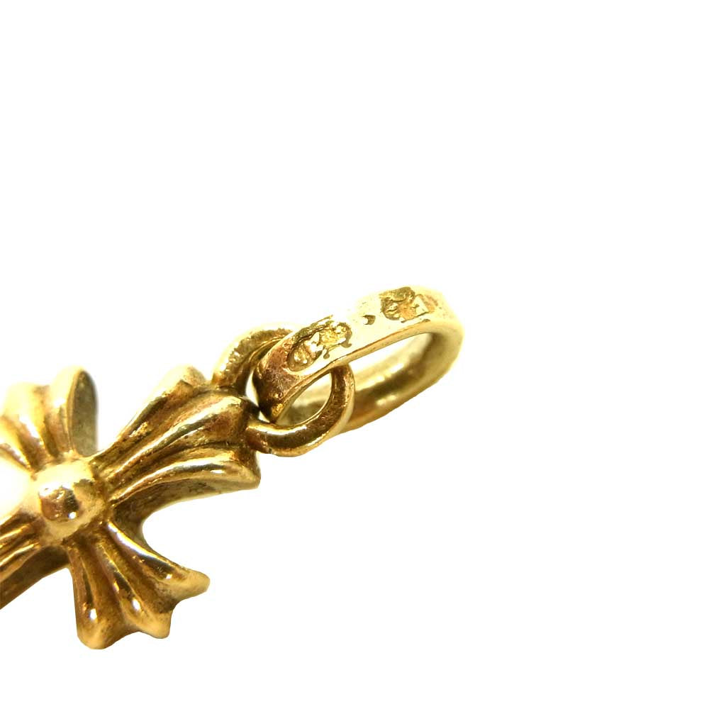 CHROME HEARTS クロムハーツ(原本無) 22K ベイビー ファット クロス ペンダントトップ シルバー系 ゴールド系【中古】