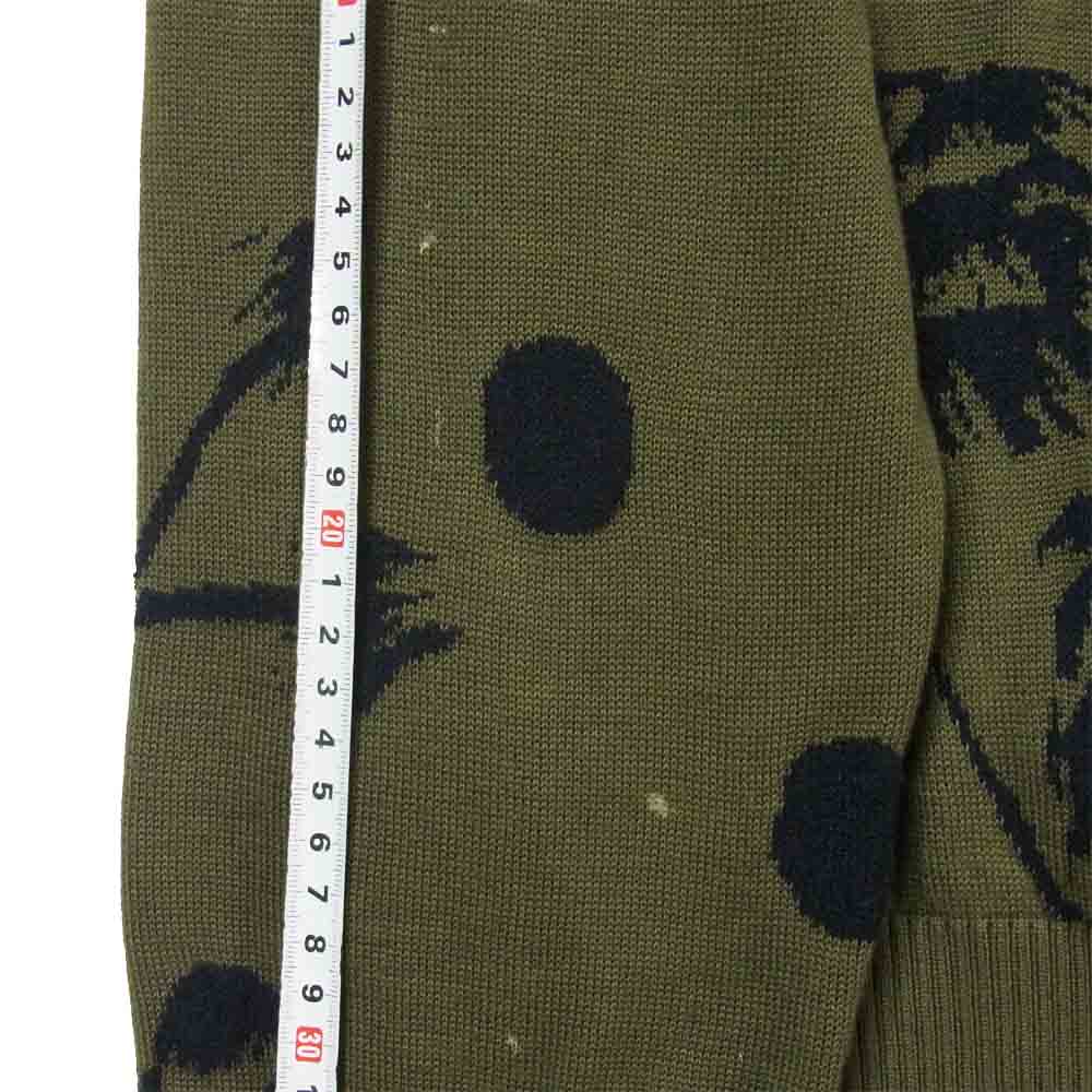 Sacai サカイ 20-02207M SAN SURF サンサーフ ニット コットン ライトブラウン系 グレイッシュグリーン系 3【中古】