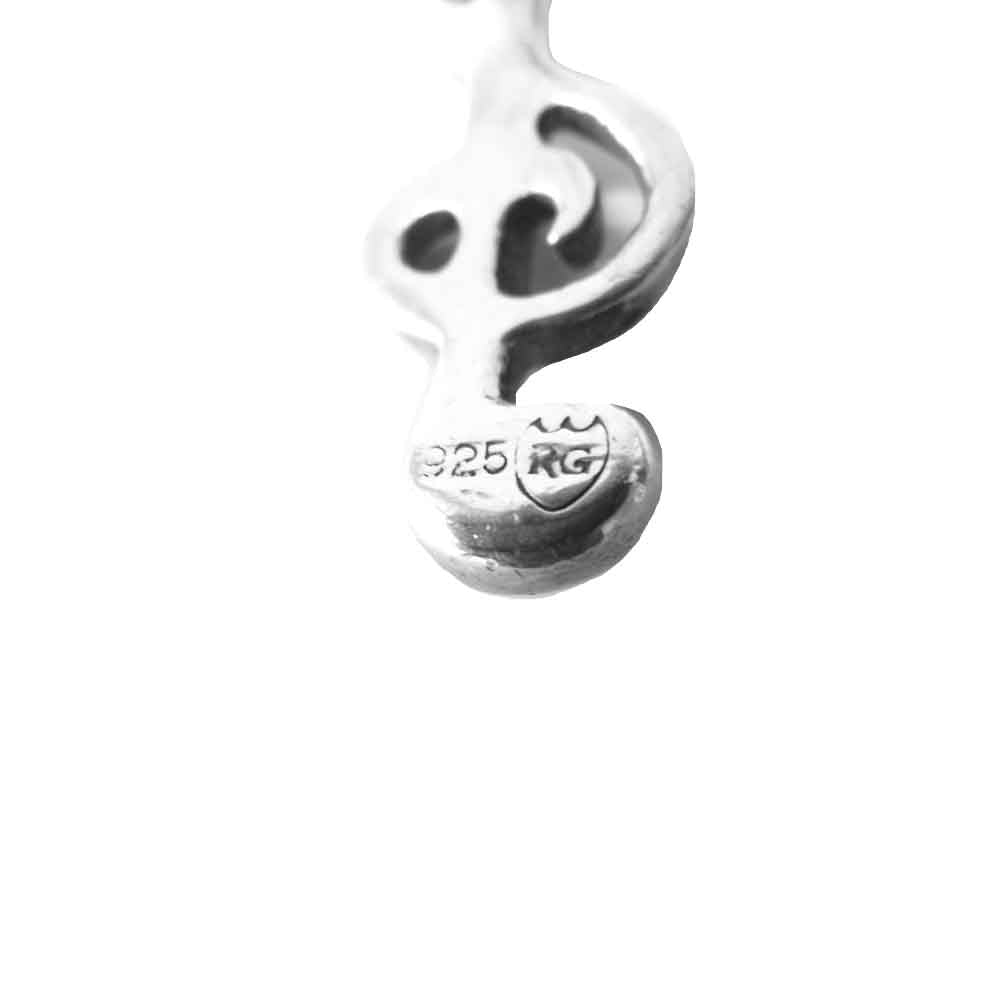 RUDE GALLERY ルードギャラリー 音符 ピアス シルバー シルバー系【中古】