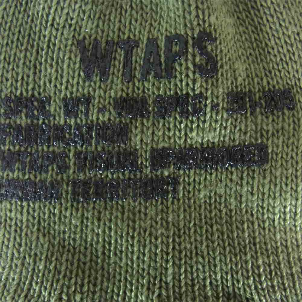 WTAPS ダブルタップス TRIGGER GLOVE ACRYLIC グローブ フィンガーレス グローブ 手袋 カーキ系【中古】