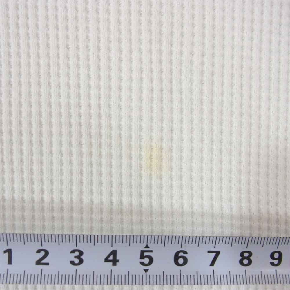 VISVIM ビズビム 112105010068 CURTA WAFFLE HENLEY L/S ヘンリーネック ワッフル サーマル カットソー ホワイト系 2【中古】