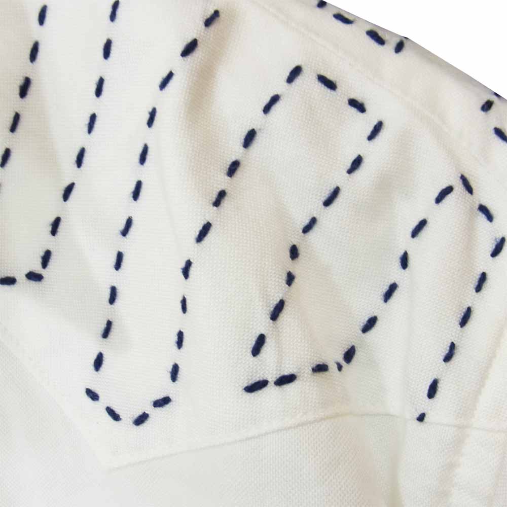 VISVIM ビズビム VS0001919 SASHIKO SHIRT L/S 刺し子 長袖 シャツ ホワイト系 2【中古】