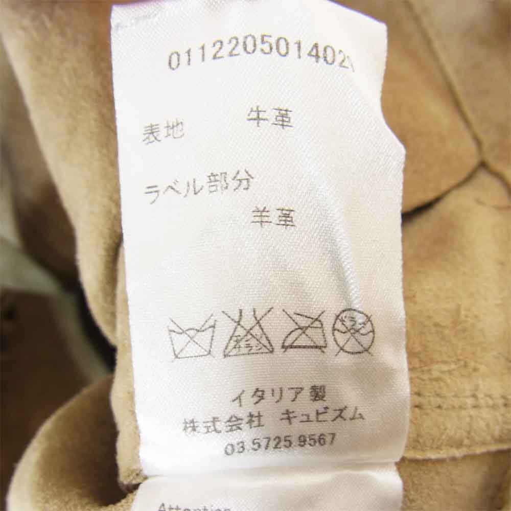 VISVIM ビズビム 112205014029 0112205014029 101 IT カウハイド レザー スエード ジャケット ベージュ系 2【中古】