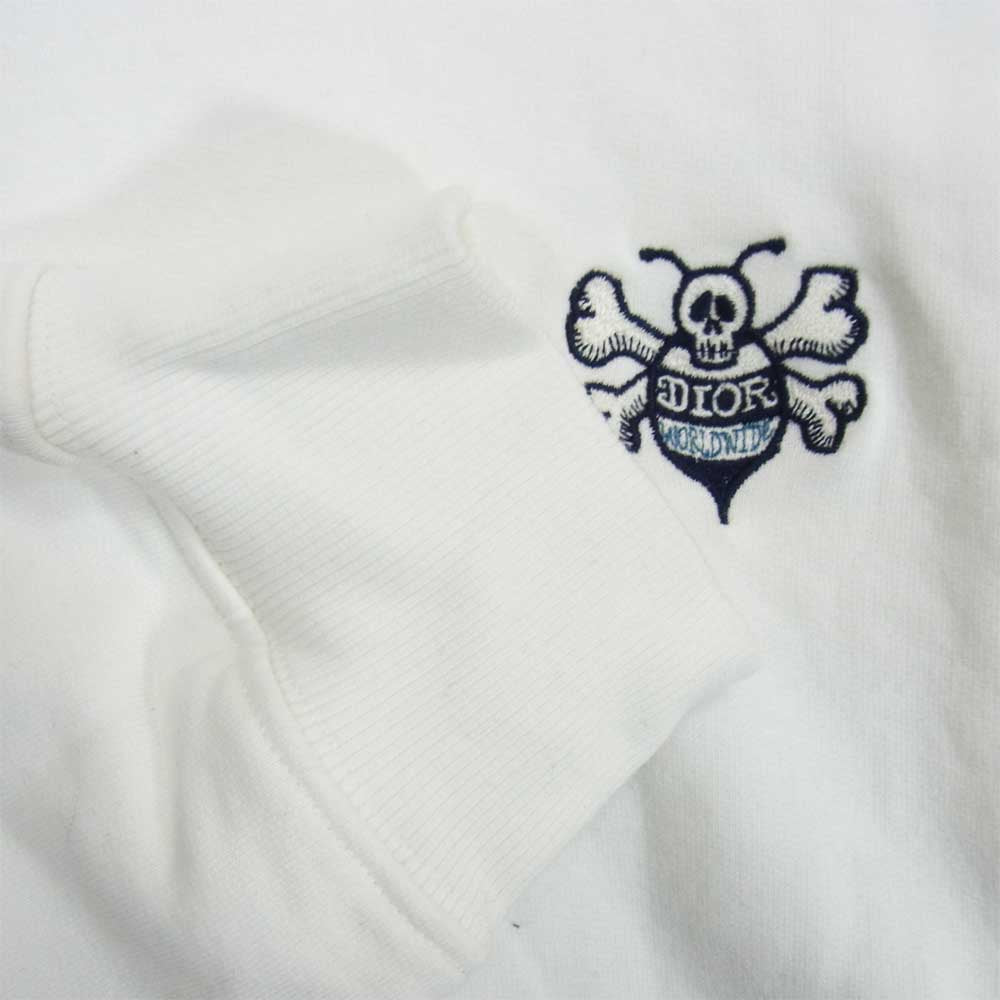 DIOR HOMME ディオールオム 19SS × KAWS スウェット ホワイト系 L【美品】【中古】