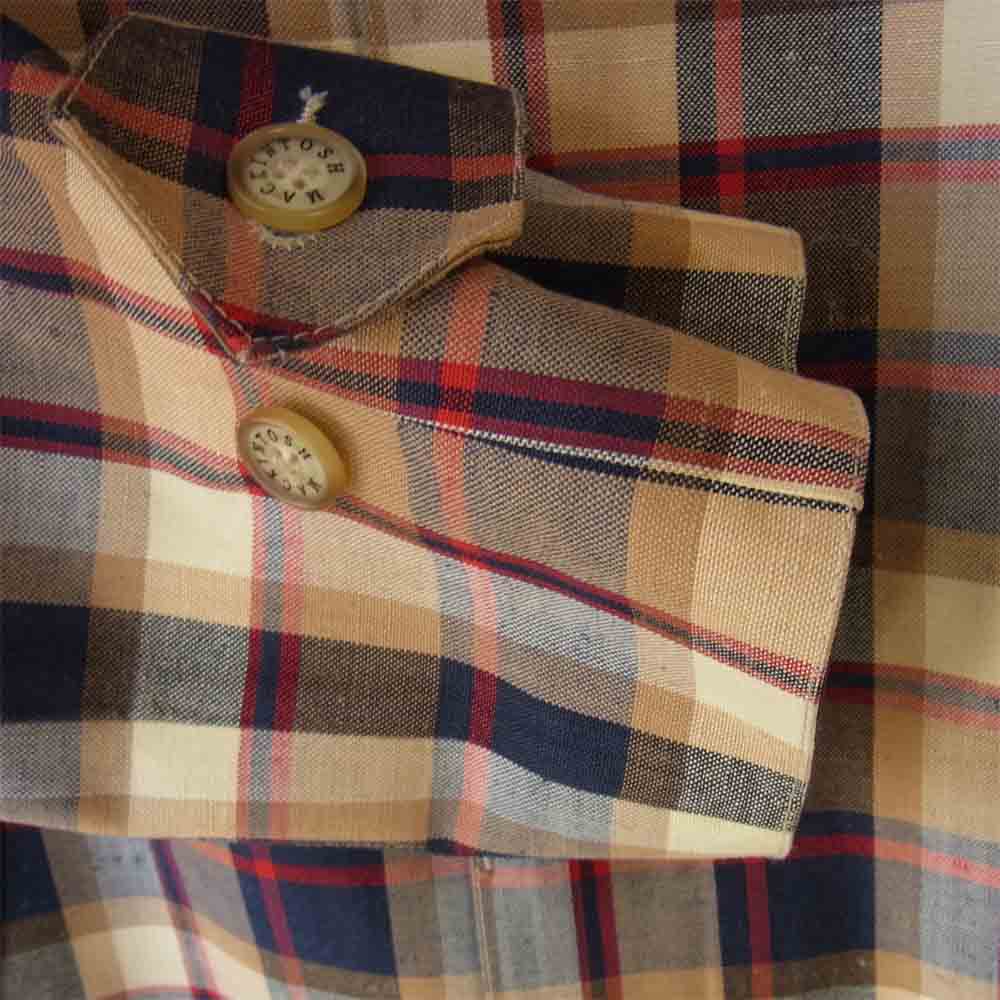 Mackintosh マッキントッシュ FOX BROTHERS ファインクロス ゴム引き コート マルチカラー系 38【美品】【中古】