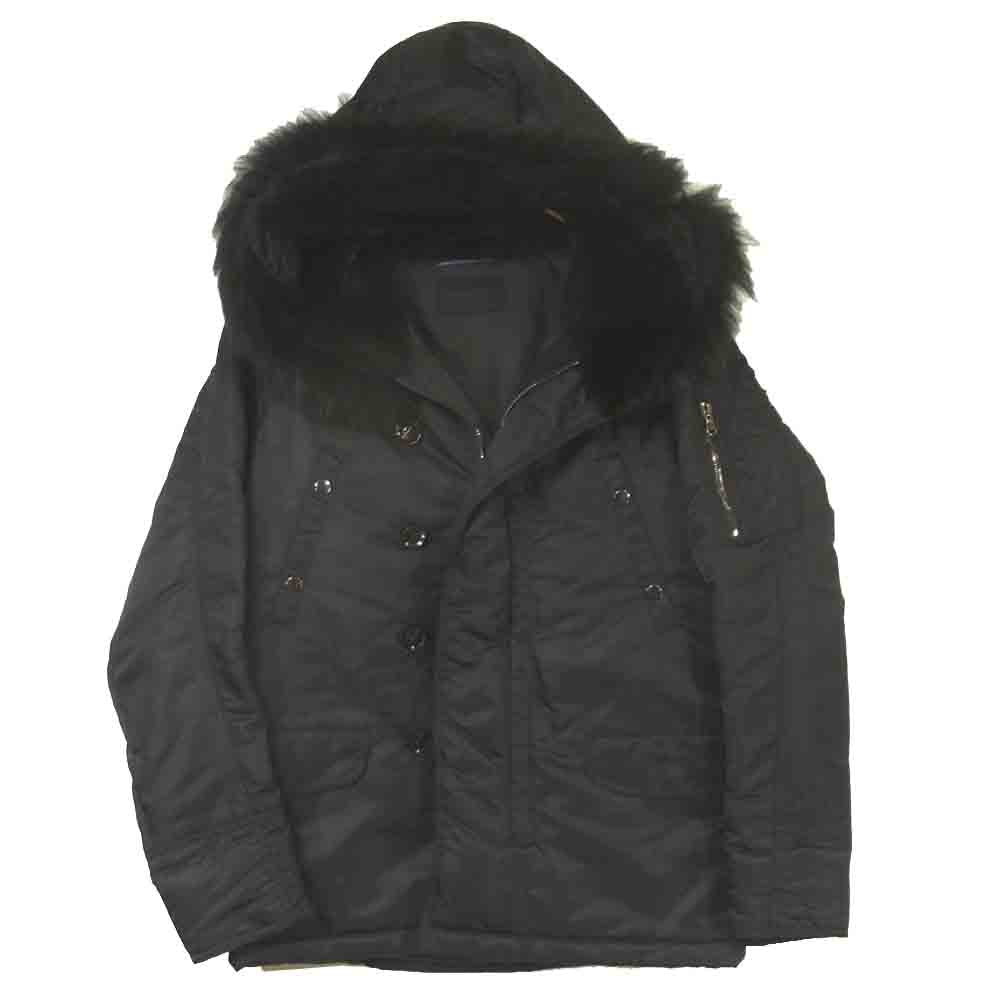 超美品/定価13.2万】 junhashimoto SHAWL COLLAR N-3B 5 XL AKM wjk 1 