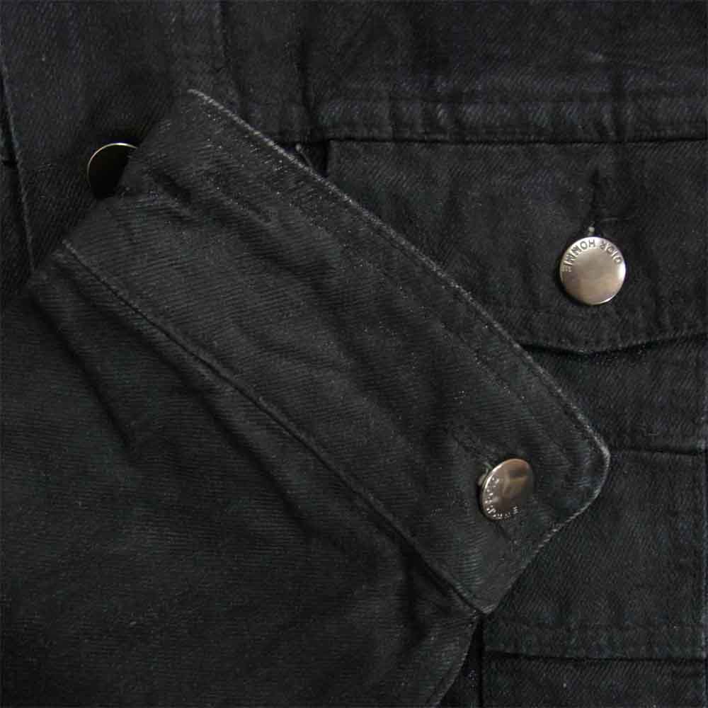 DIOR HOMME ディオールオム 05SS 5EH1011482 国内正規品 エディ期 ウォッシュ加工 デニム デニムジャケット ブラック系 46【中古】