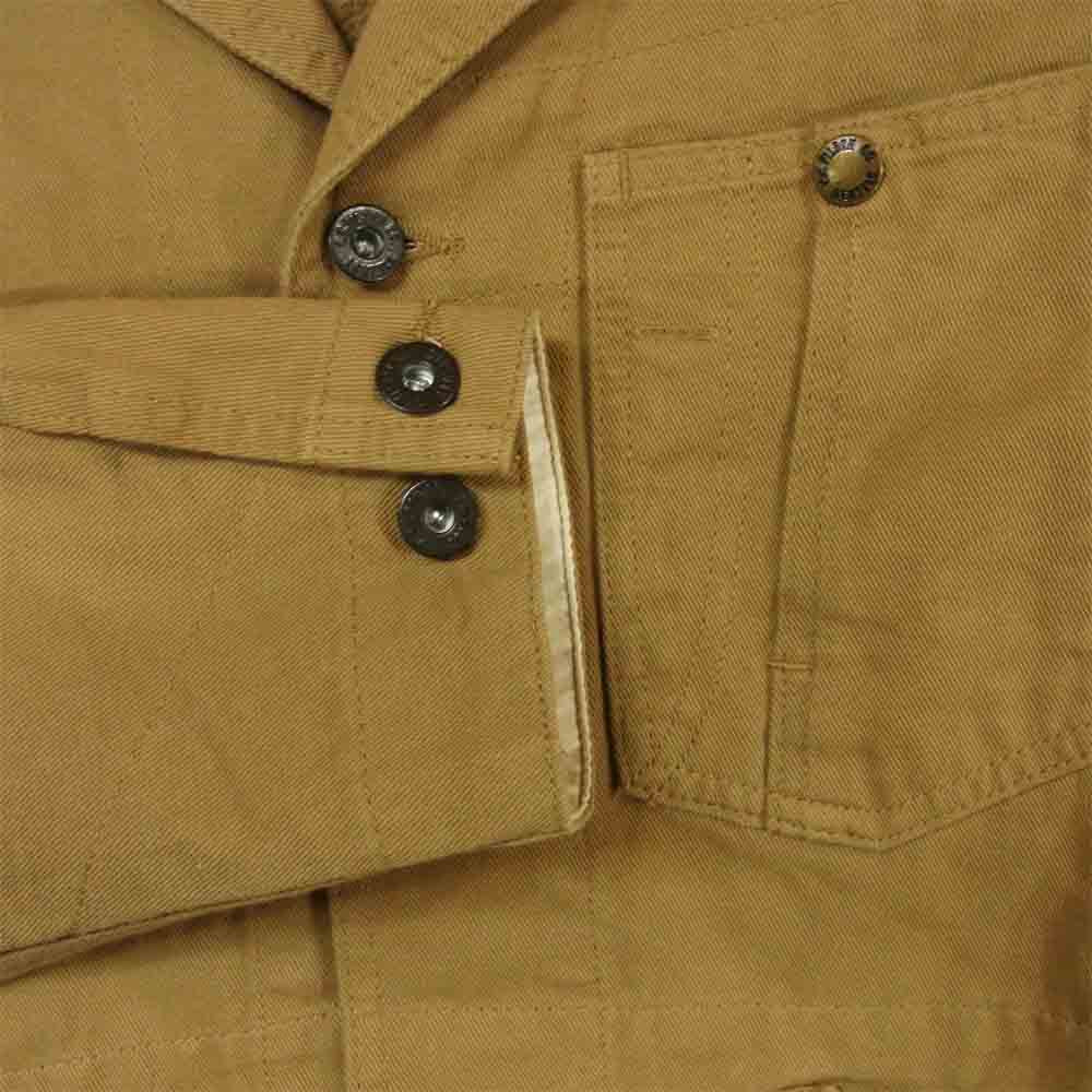 FILSON フィルソン ブラックレーベル ショールカラー マイナー ジャケット コットン イタリア製 カーキ系 38【中古】