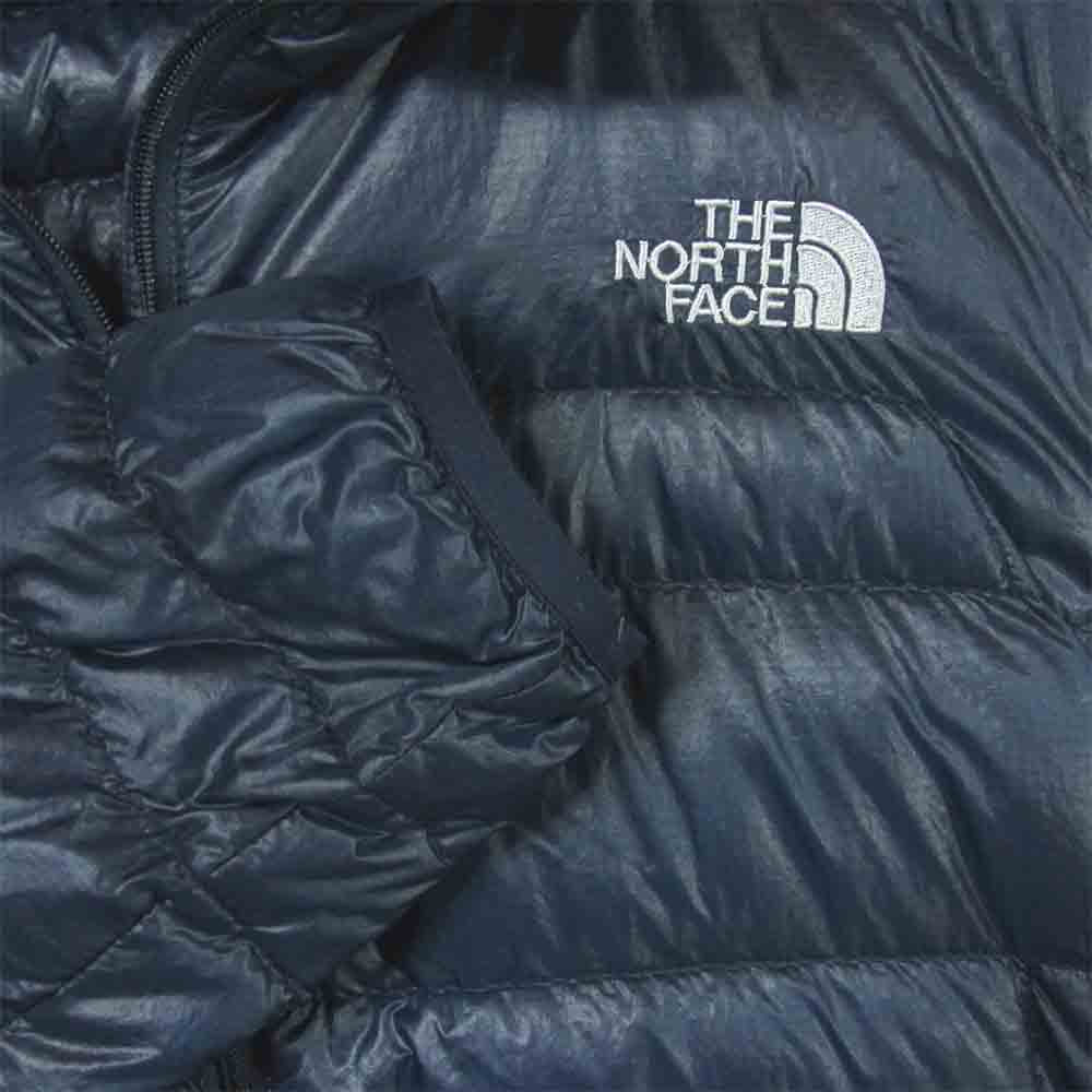 THE NORTH FACE ノースフェイス ND18971 LIGHT HEAT HOODIE ライト ヒート フーディー ダウン ジャケット ネイビー系 L【中古】