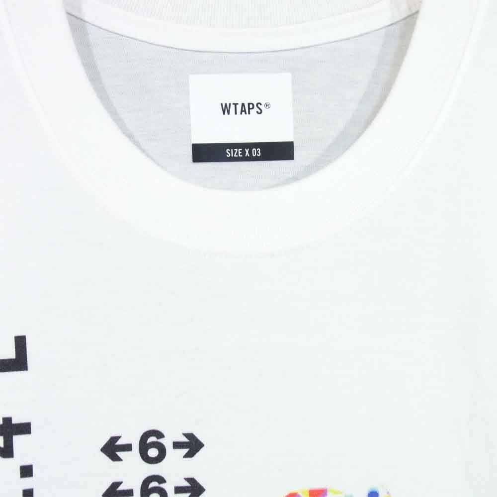 WTAPS ダブルタップス 20SS 201PCDT-ST12S DCLXVI S/S TEE スクリーンプリント Tシャツ ホワイト系 L【新古品】【未使用】【中古】