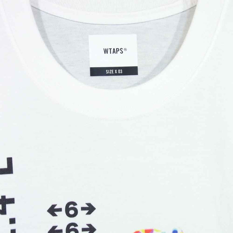 WTAPS ダブルタップス 20SS 201PCDT-ST12S DCLXVI S/S TEE スクリーンプリント Tシャツ ホワイト系  L【新古品】【未使用】【中古】