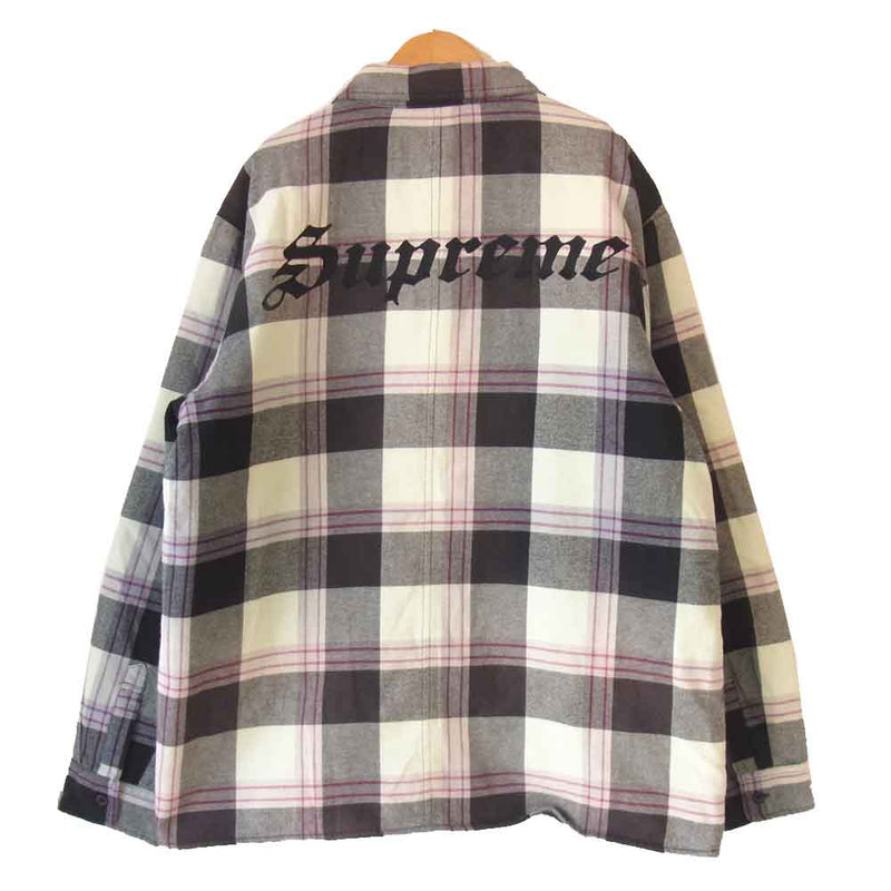 Supreme シュプリーム 20AW Quilted Flannel Shirt キルティング ...