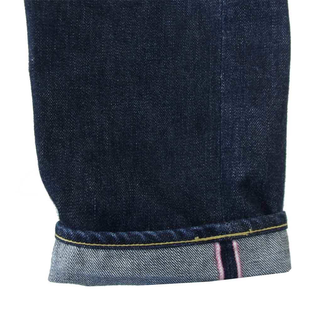 MOMOTARO JEANS 桃太郎ジーンズ 0105SP GOING TO BATTLE LABEL セルビッチ 出陣 ナローテーパード インディゴブルー系 W31【中古】