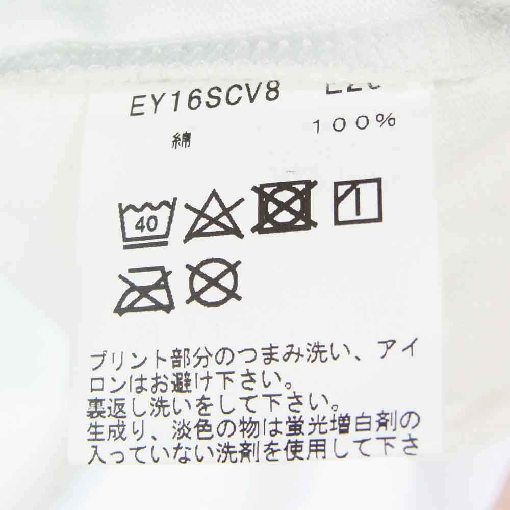 アニエスベー EUM-30650-A ADAM ET ROPE アダムエロぺ ロゴ プリント Tシャツ ホワイト系 M【新古品】【未使用】【中古】