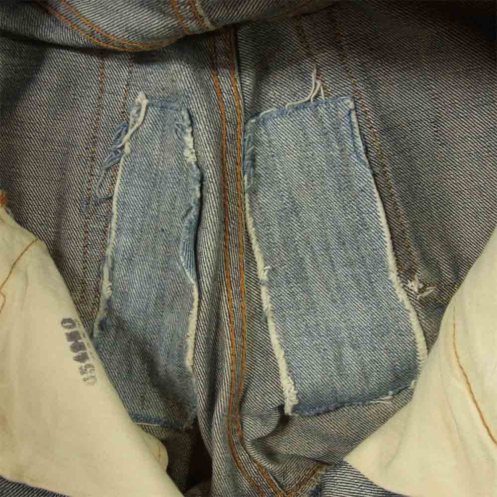 Levi's リーバイス ビッグE 502 ボタン裏16刻印 W27 ストレート デニム パンツ インディゴブルー系【中古】