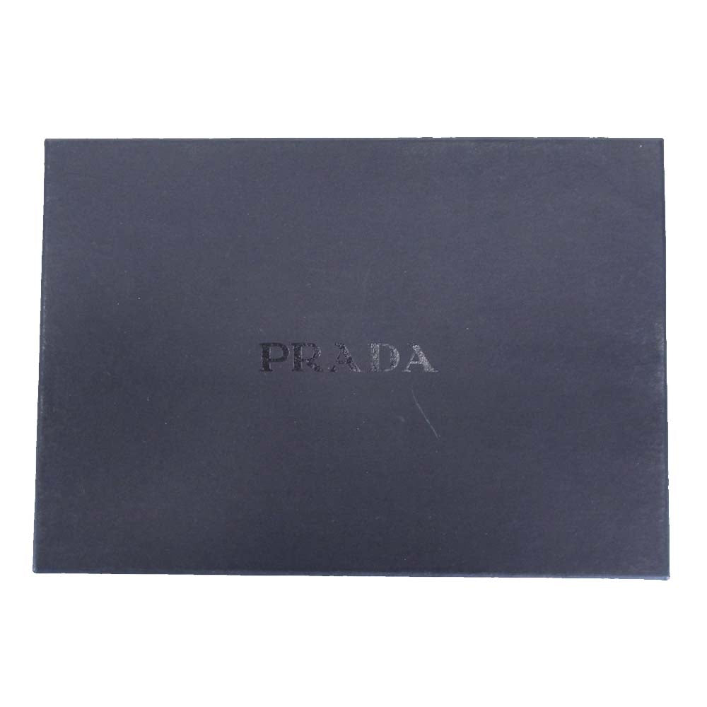 PRADA プラダ M170A サフィアーノ レザー 財布 ブラック系【美品】【中古】