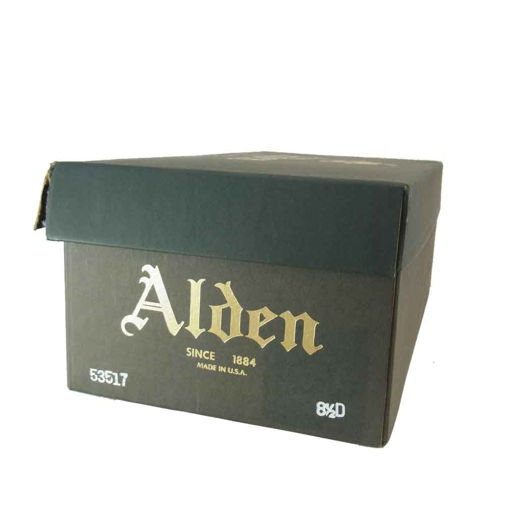 ALDEN オールデン × International Gallery BEAMS インターナショナルギャラリービームス 別注 53517 プレーントゥ ビジネスシューズ ブラック系 8.5D【中古】