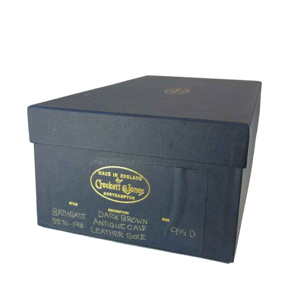 クロケットアンドジョーンズ BATHGATE カーフ レザー シューズ ブラウン系 9.5D【中古】