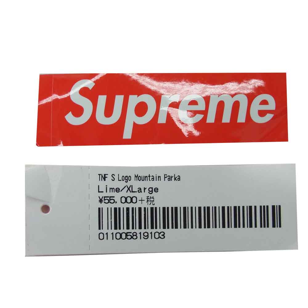 Supreme シュプリーム 20AW NP62002I × The North Face ノースフェイス S Logo Mountain Jacket Sロゴ マウンテン ジャケット パーカー グリーン系 ブラック系 XL【新古品】【未使用】【中古】