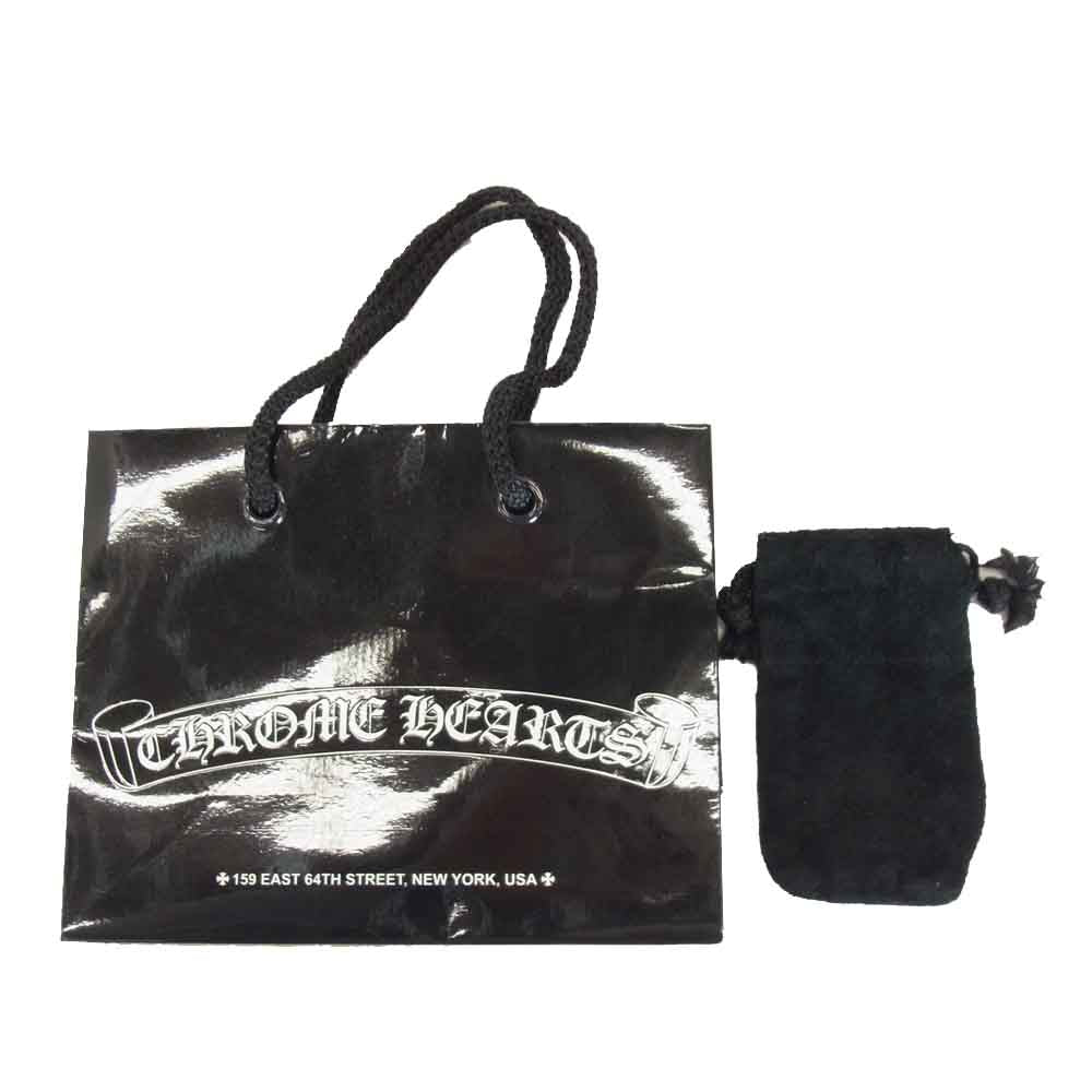 CHROME HEARTS クロムハーツ(原本無) FLORAL CROSS フローラル クロス リング シルバー系 20号程度【中古】