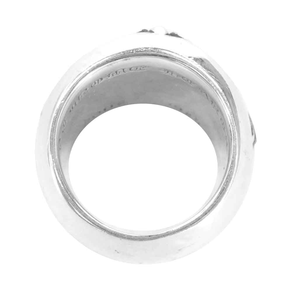 CHROME HEARTS クロムハーツ(原本無) クラシック オーバル クロス リング シルバー系 19号程度【中古】