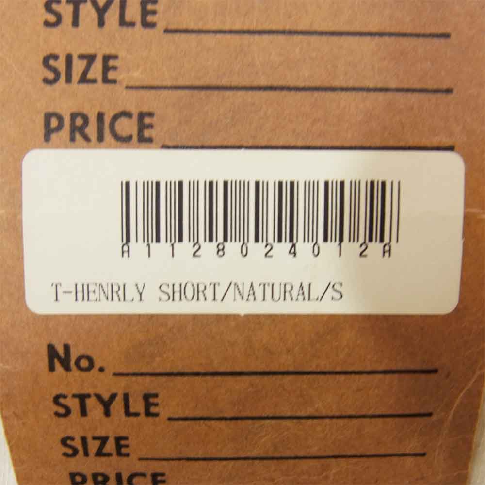 TENDERLOIN テンダーロイン T-HENLEY SHORT ヘンリーネック オフホワイト系 S【中古】