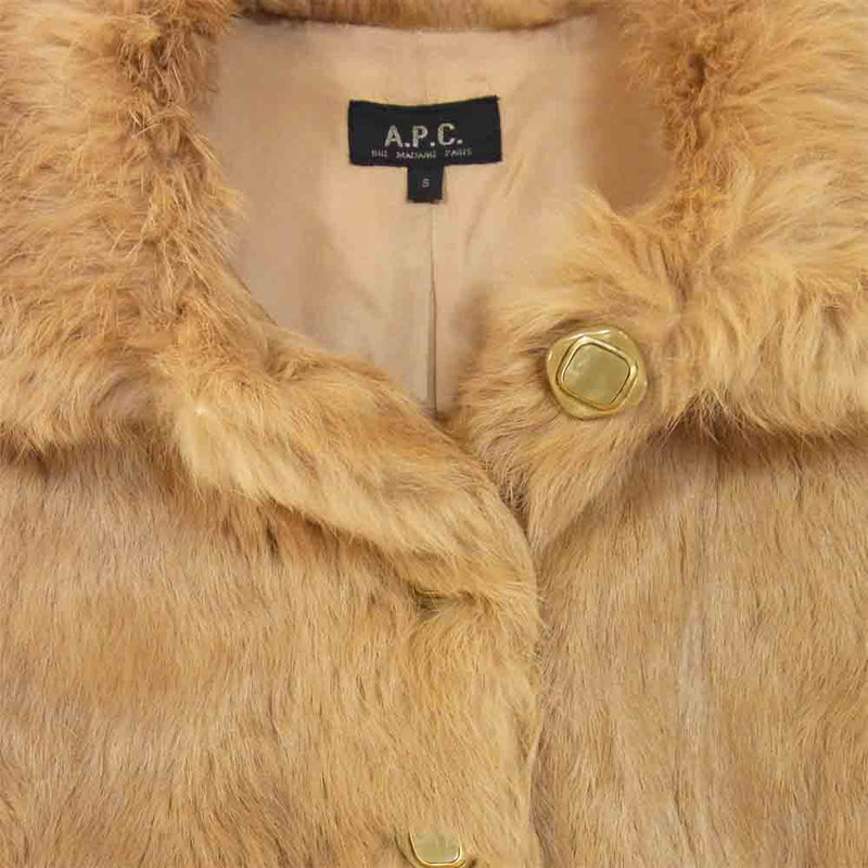 A.P.C. fur coat.