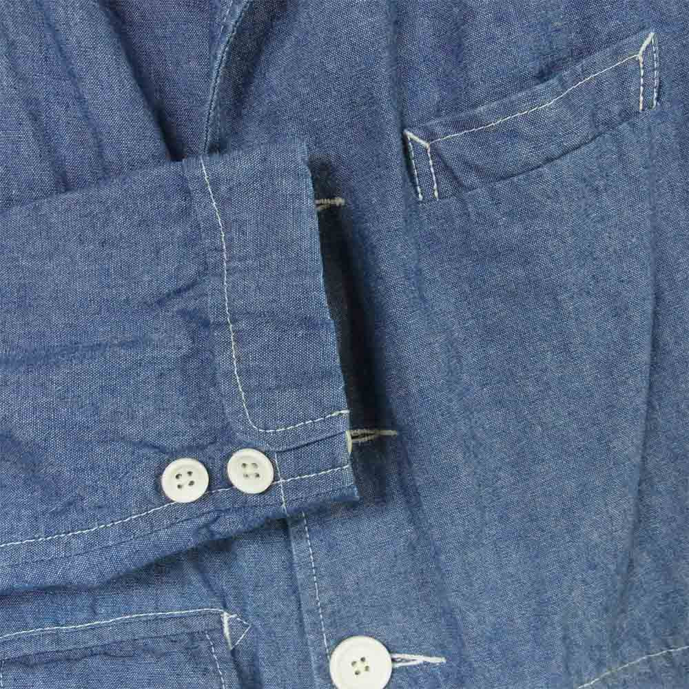 Engineered Garments エンジニアードガーメンツ コットンシャンブレー タキシード ジャケット インディゴブルー系 S【中古】