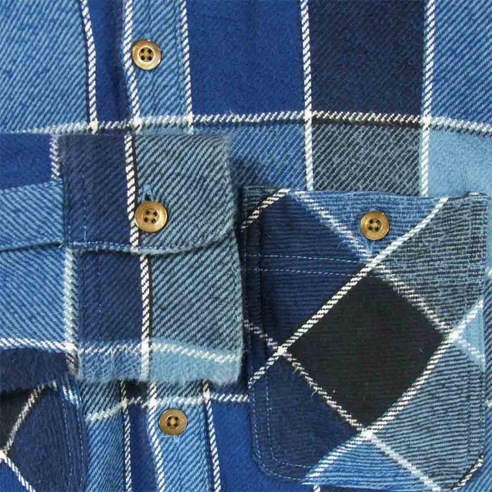 NEIGHBORHOOD ネイバーフッド 20SS 201ARNH-SHM01 LUMBERS / C-SHIRT LS 長袖 チェック シャツ ブルー系 M【中古】