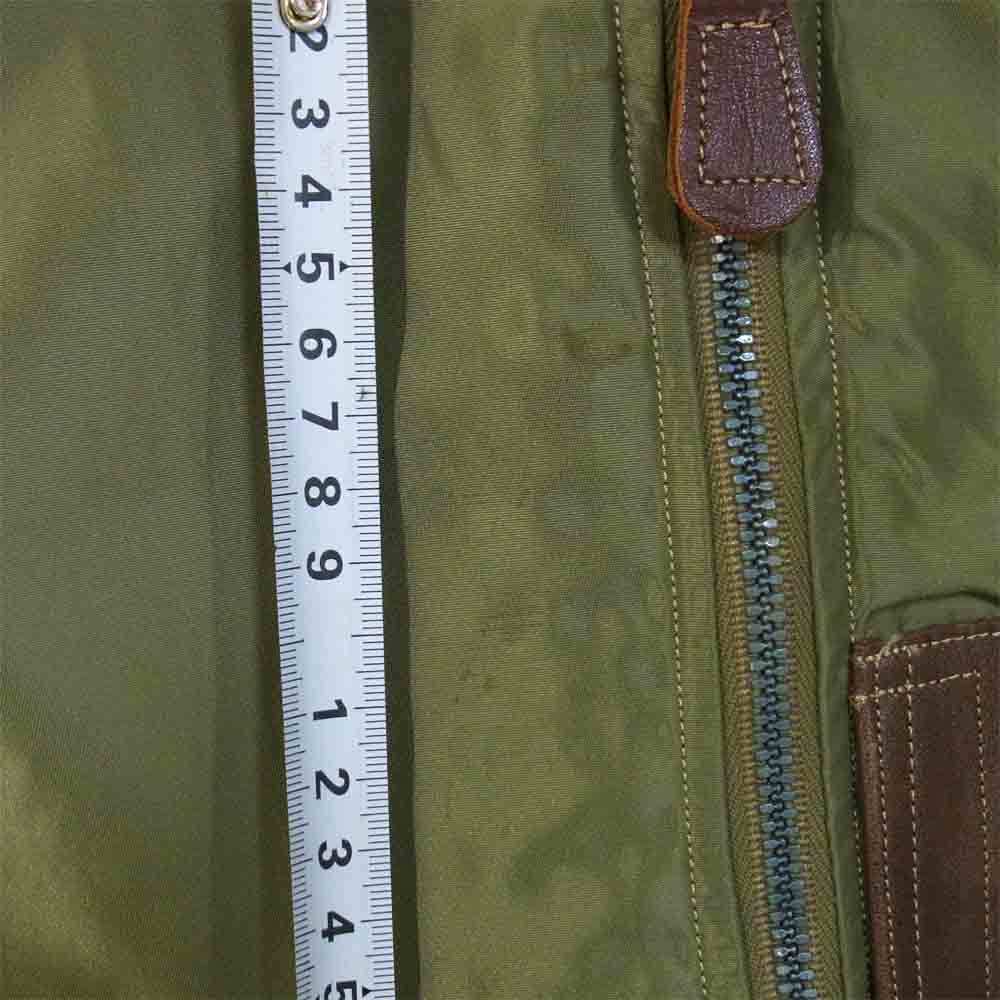 Buzz Rickson's バズリクソンズ BR11130 L-2 AMERICAN PAD&TEXTILE社 実名復刻 フライト ジャケット カーキ系 42【中古】