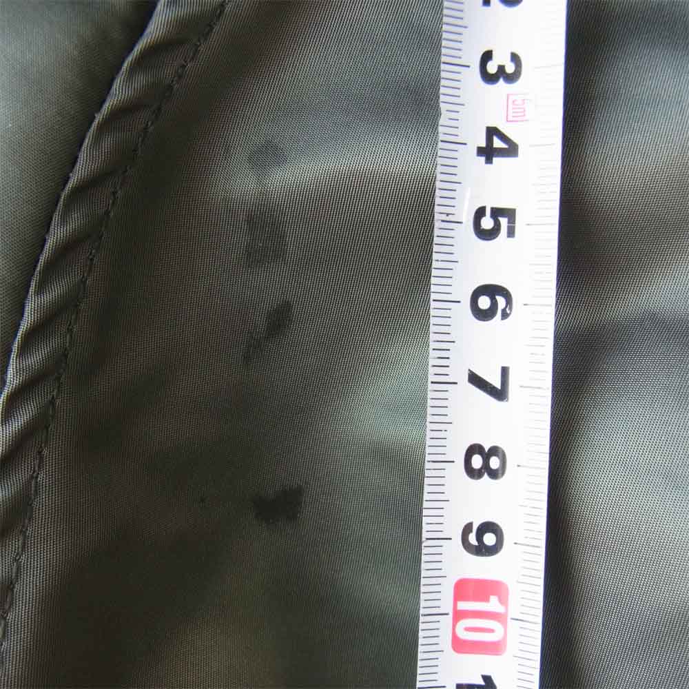 ALPHA アルファ 86年製 USAF N-2B フライトジャケット IDEALジップ MIL-P-6278G カーキ系 S【中古】