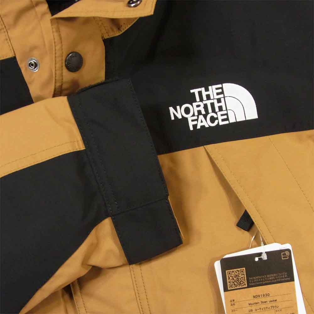 THE NORTH FACE ノースフェイス ND91930 Mountain Down Jacket マウンテン ダウン ジャケット UB ユーティリティ ブラウン L【新古品】【未使用】【中古】