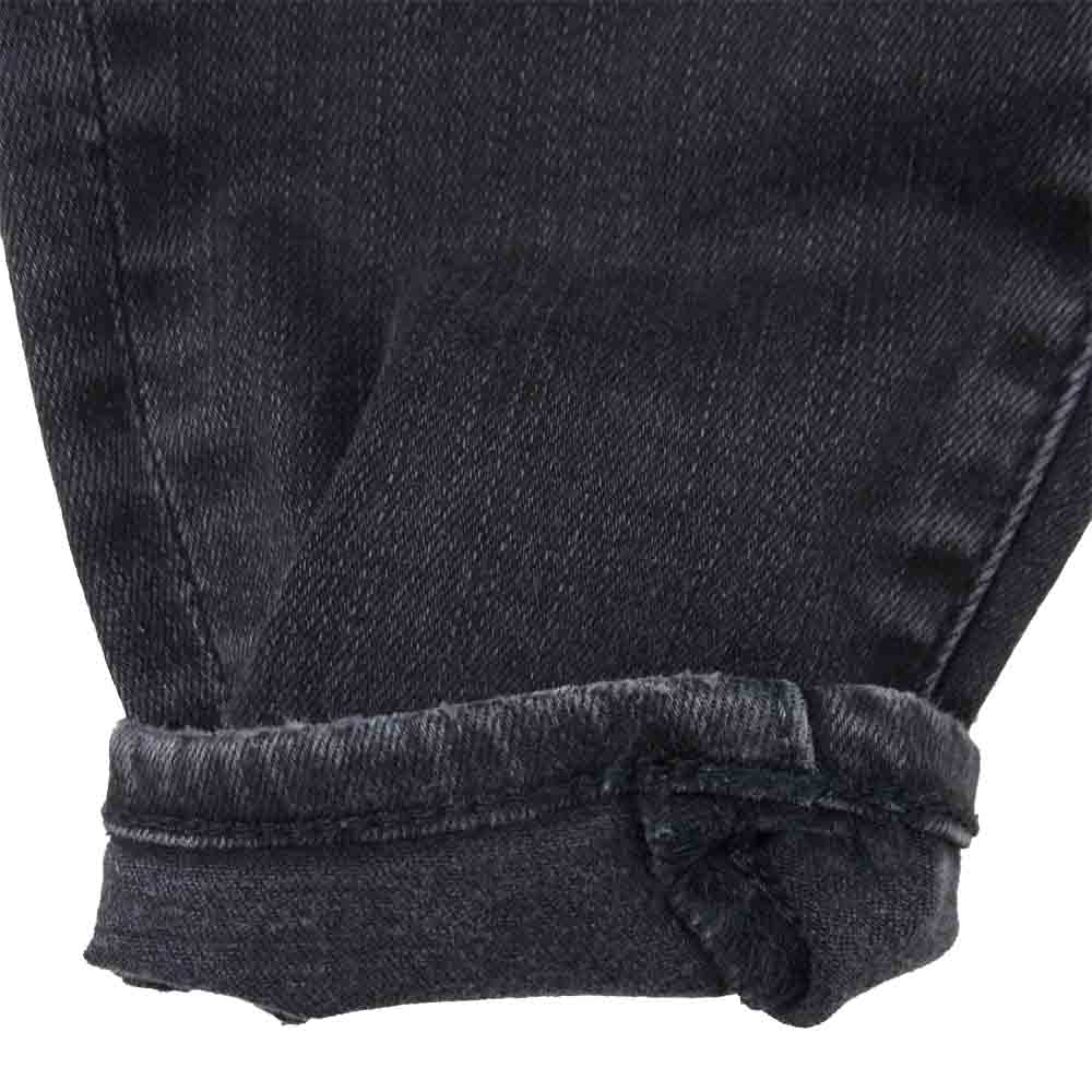 BIG JOHN ビッグジョン MMM336H-D61C TAPERED JOGGER ダメージ加工 テーパードジョガー パンツ ブラック系 26【美品】【中古】