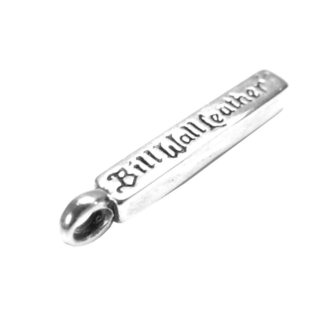 BILL WALL LEATHER ビルウォールレザー ロゴ スティック チャーム シルバー系【中古】