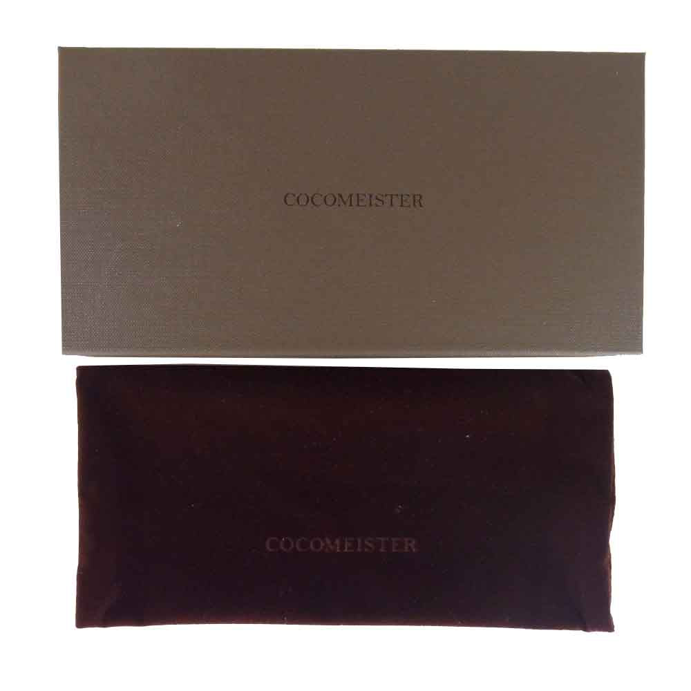 COCOMEISTER ココマイスター Losso Pietra ロッソピエトラ 薄型 長財布 ダークネイビー系【美品】【中古】