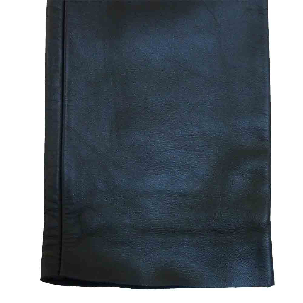 トリプルシックス 英国製 ステアハイド レザー ジーンズ パンツ ブラック系 26【美品】【中古】