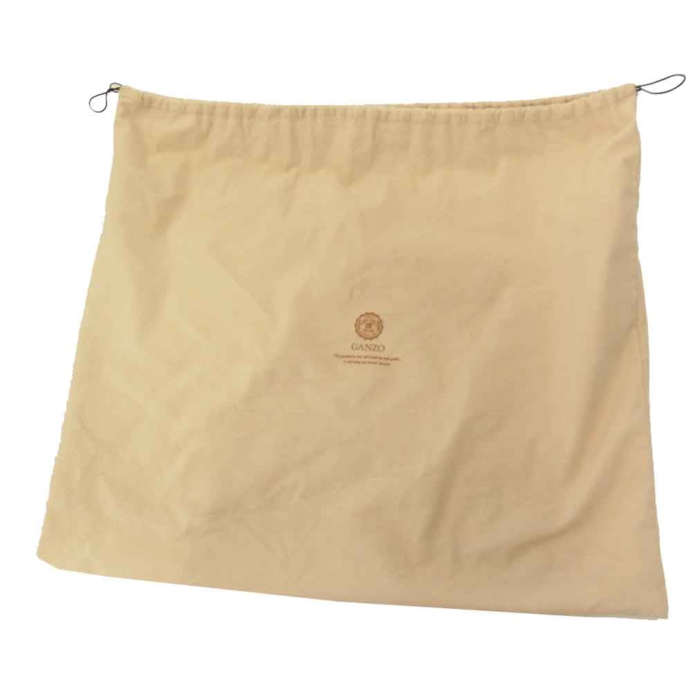 GANZO ガンゾ 57435? GUD レザー ブリーフケース バッグ ブラック系 H31×W39.5×D9.5cm 持ち手(高さ):15.5cm【中古】