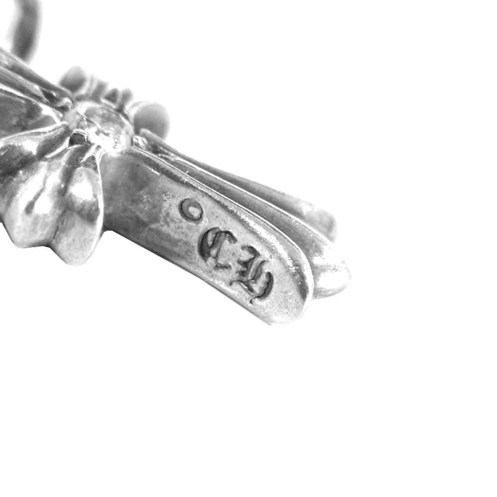 CHROME HEARTS クロムハーツ(原本無) ベイビー ファット チャーム 両面 1P ダイヤ ペンダントトップ シルバー系【中古】