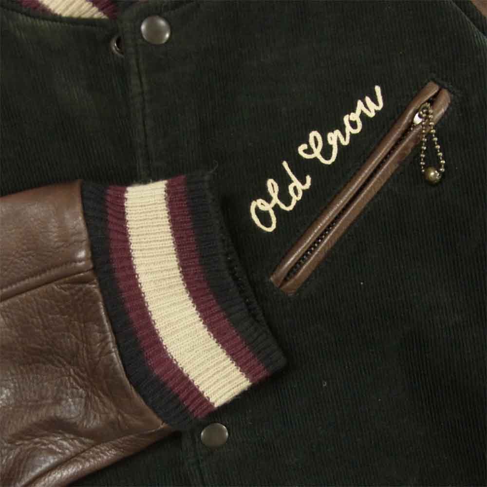 オールドクロウ 18AW OC-18-AW-04 MADE by GLAD HAND & Co. グラッドハンド Rodder Club Jacket ロッダー クラブ ジャケット ブラック系 ブラウン系 XL【中古】