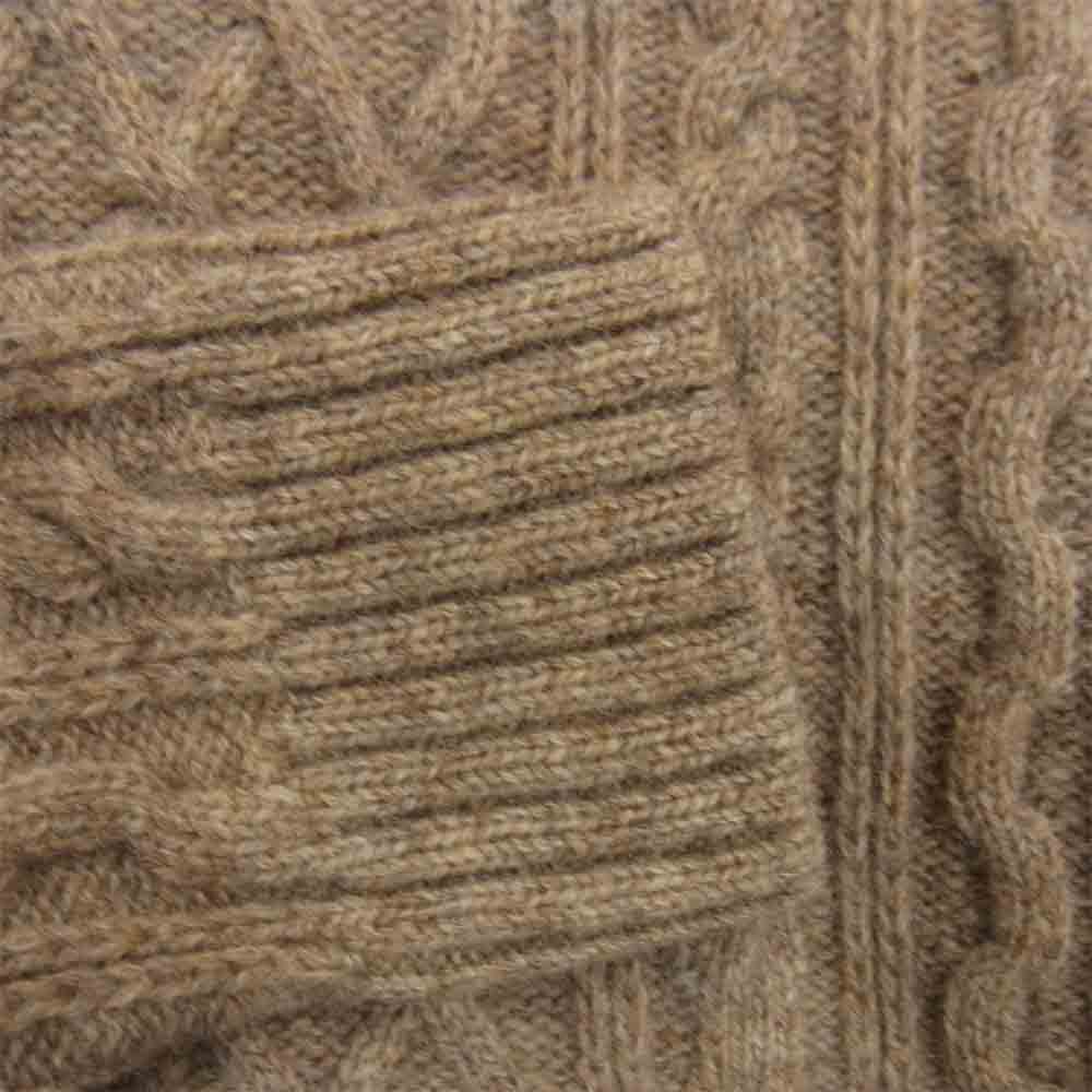ORGUEIL オルゲイユ OR-4153 Cable Knit Sweater ケーブル セーター ベージュ系 38【美品】【中古】