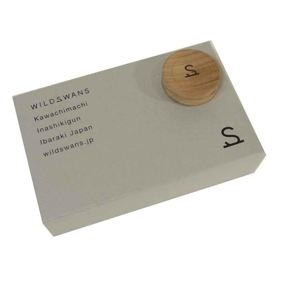 WILDSWANS ワイルドスワンズ ENO イーノ イングリッシュ ブライドル 3つ折り財布 ネイビー系【美品】【中古】