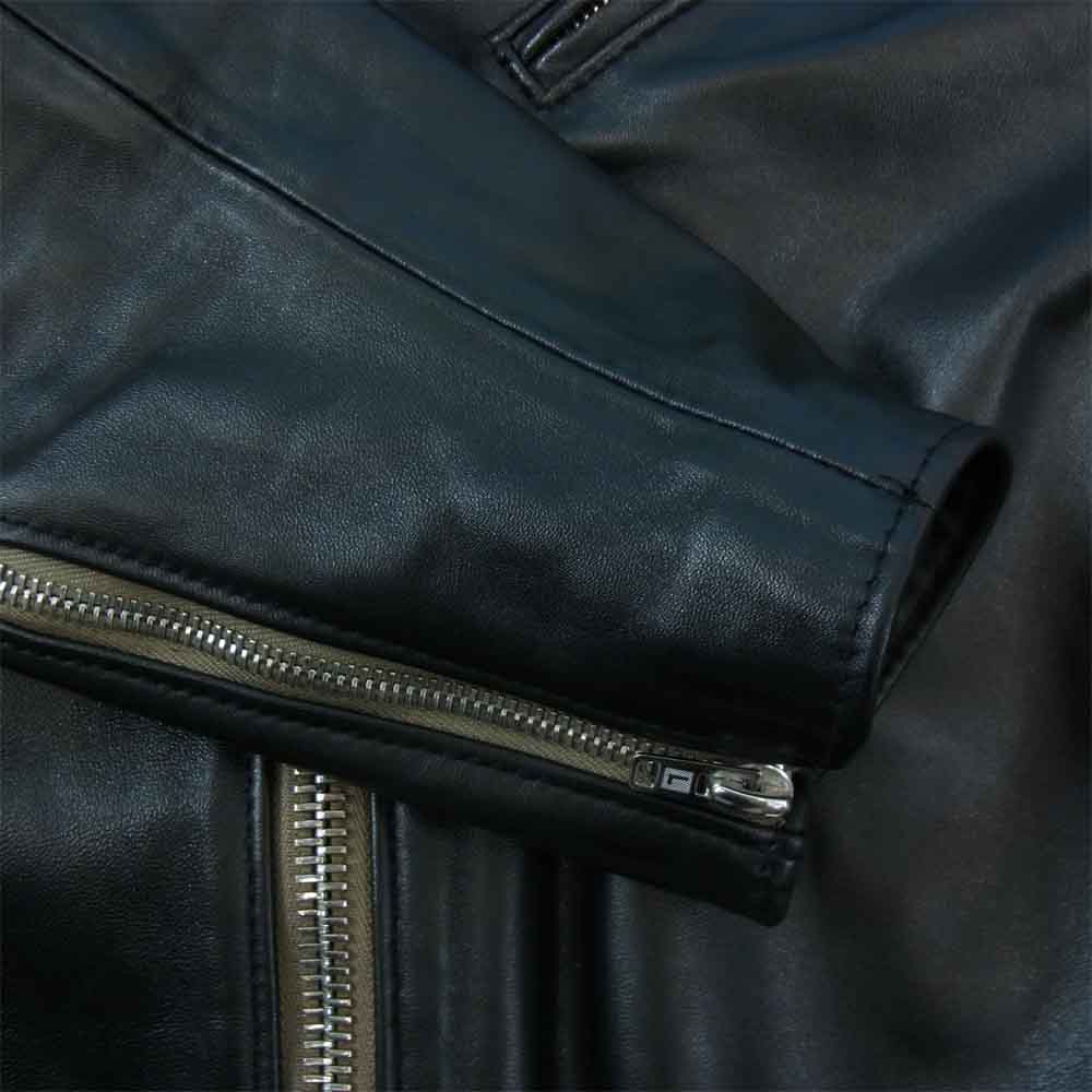 Lewis Leathers ルイスレザー × GUITAR WOLF ギターウルフ 723 MEMPHIS メンフィス ホースレザー ライダース ジャケット ブラック系 40【中古】